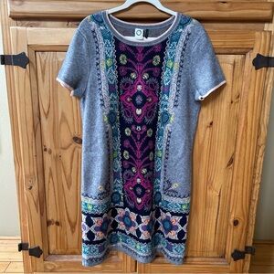 Akemi + Kim Anthropologie Sweater Dress Midi Boho‎ Women’s Size Medium